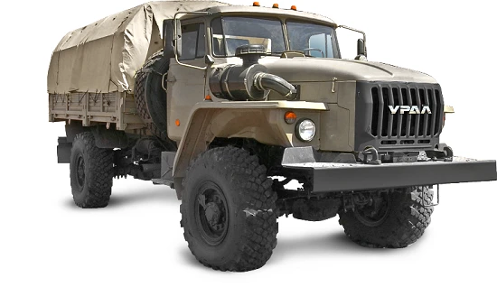 Ural 43206-63 Cab Type "4320" Truck with Cargo Platform