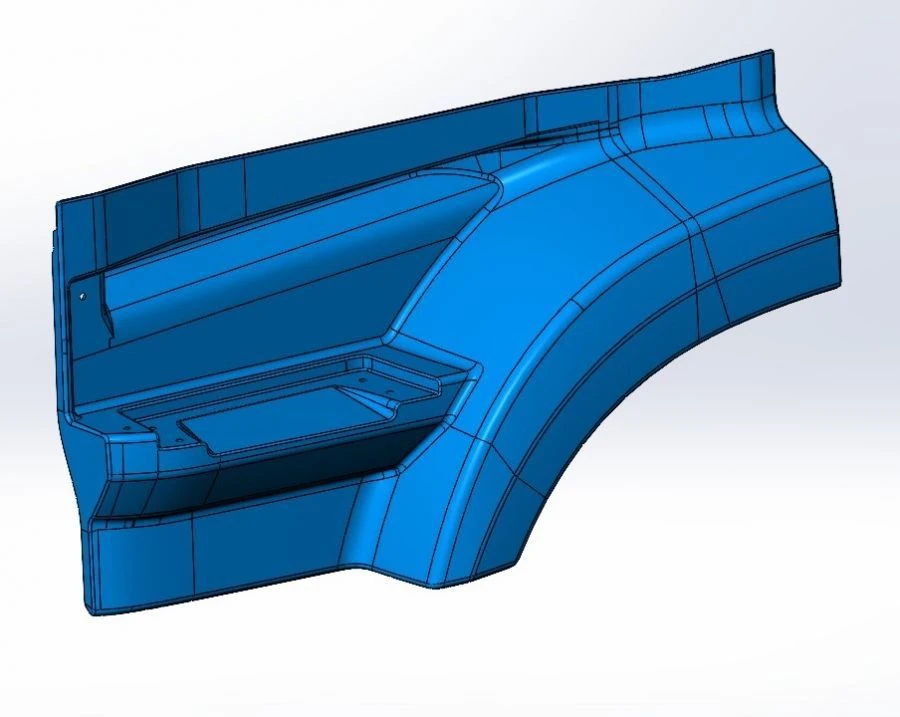 Left Front Wing for Car Body Protection - Model 65205-8403017