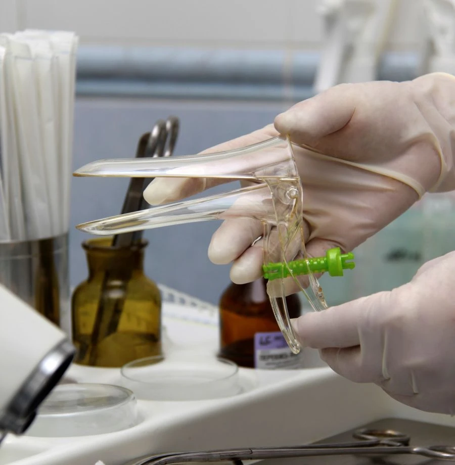 مرايا مهبلية بوليمرية معقمة للاستخدام لمرة واحدة "ذهبية" من كوسكو