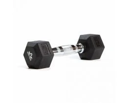 Hexagonal Rubber Coated Dumbbell 2 kg