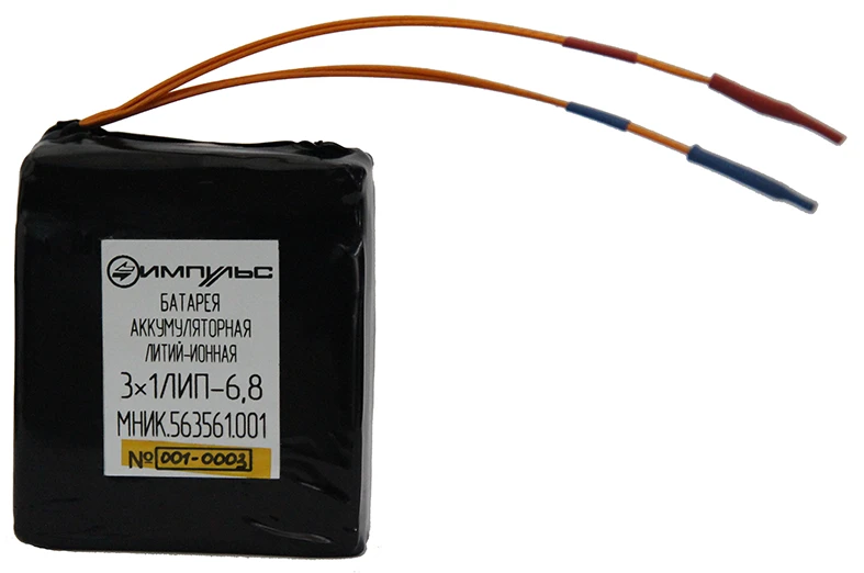 Low-Temperature Lithium-Ion Battery 3x1LIP-6.8