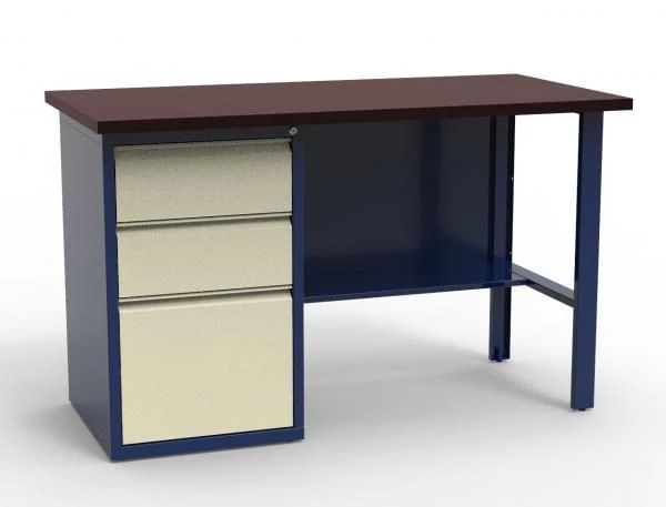 Single Cabinet Workbench with Laminated Plywood Top SV-1T.03.00.14.FL