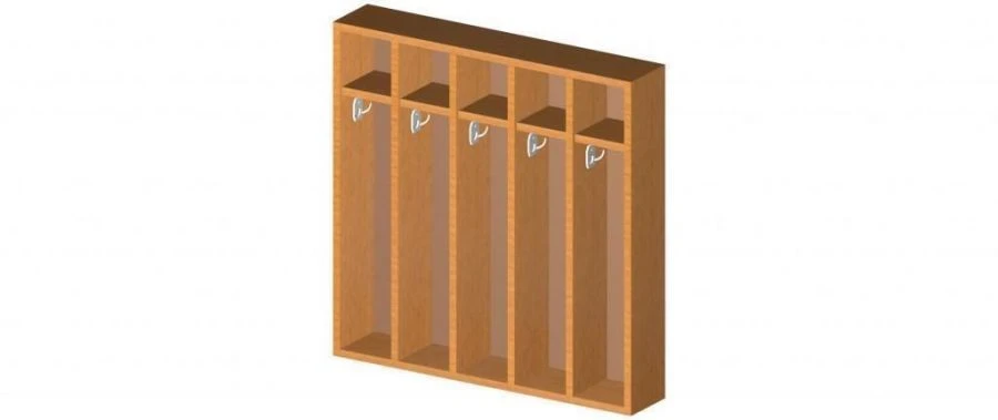 Round Floor Towel Cabinet 10 Sections by Yuginterm Furniture