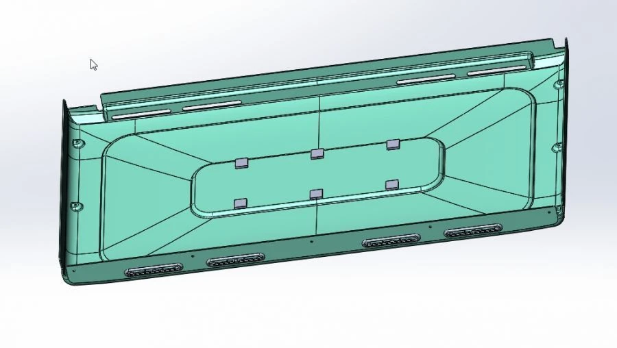 Side Cover for Media Panel, Model 5299-401-5415010