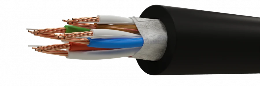 Signal and Locking Cables with Multi-Stranded Copper Wires, Polyethylene Insulation, Water Blocking Materials (Code: TPZH-PE-WB)