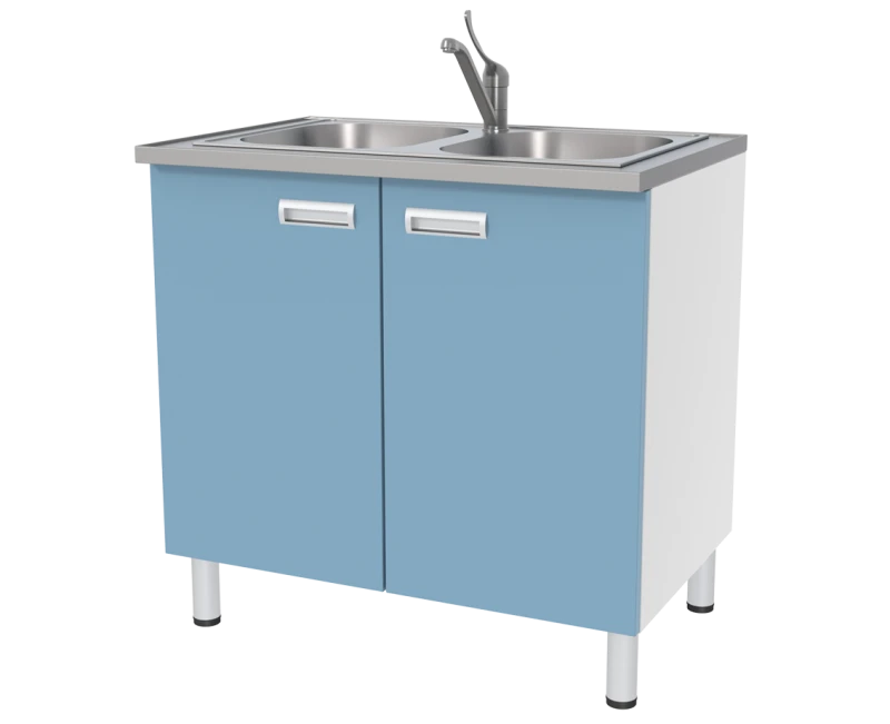 Laboratory Work Table with Sink and Cabinets SL-03-MSK (SL-03-216)