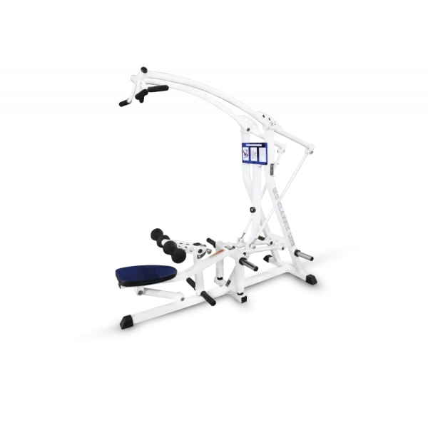 Vertical Lat Pulldown with Lever Arms (Free Weights)