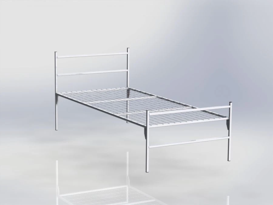 Metal Army Bed - Customizable Dimensions and Specifications