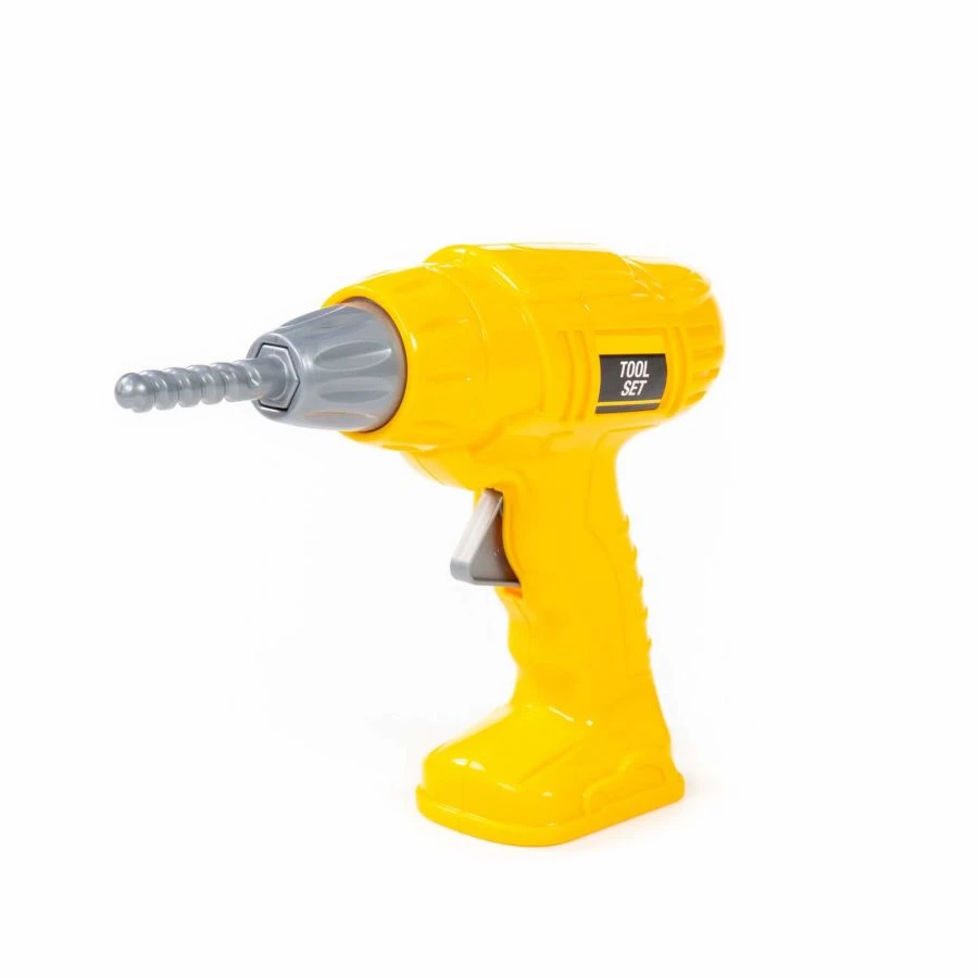Realistic Toy Screwdriver for Kids - Yellow - Fun Learning Tool