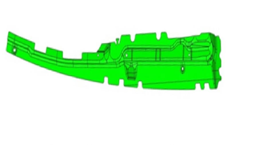 Right Longitudinal Door Reinforcement A9607225416