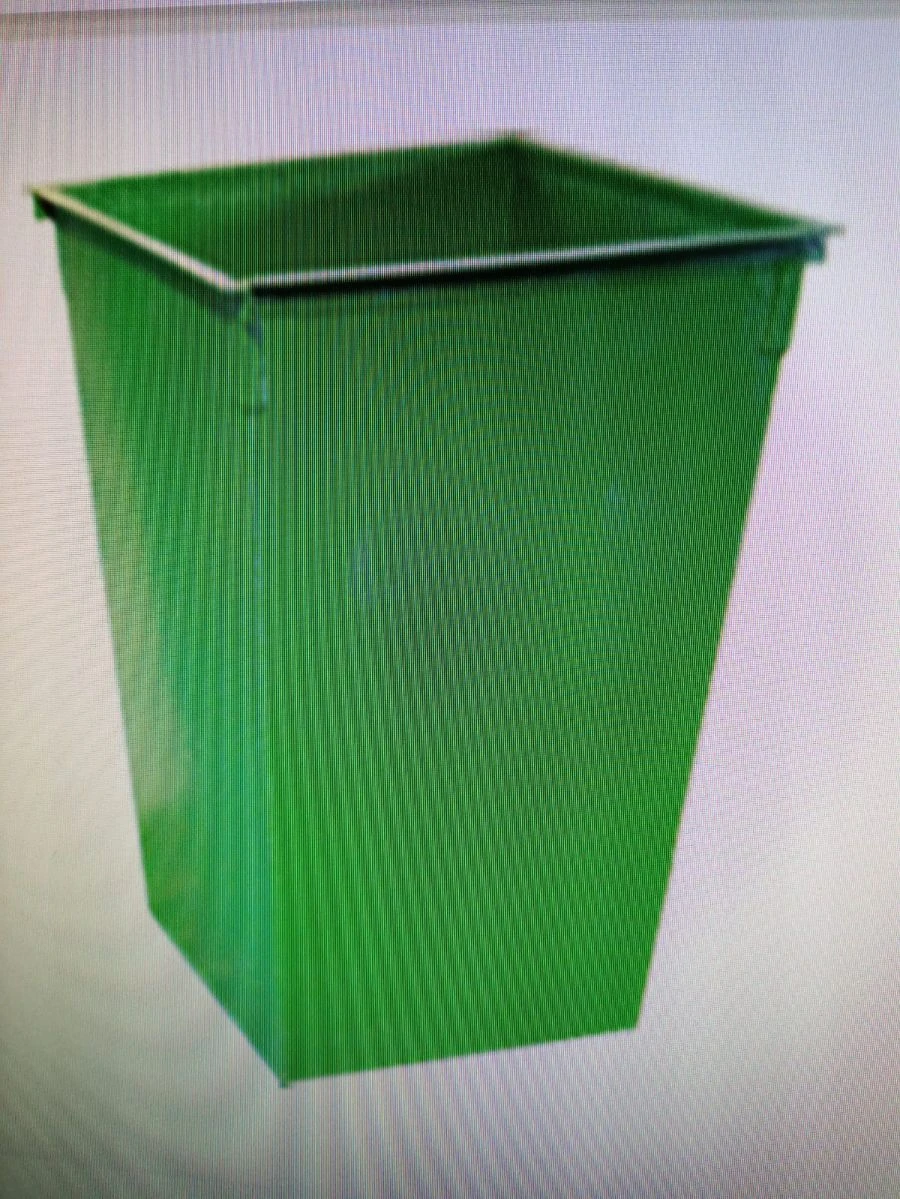 Metal Waste Container 0.75 m³ for Solid Waste Collection