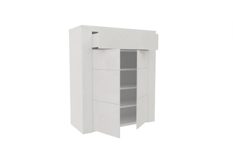 Brii TYP 20 White Gloss Storage Cabinet