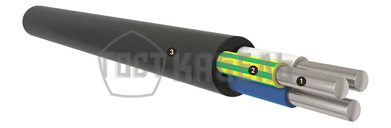Power Cables with Plastic Insulation for Voltage up to 1 kV ABVGng(A)-HL
