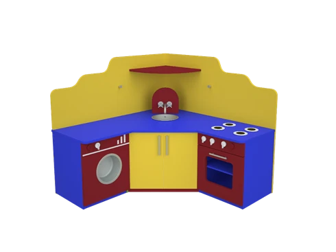 Large Corner Play Kitchen Set Dm2111