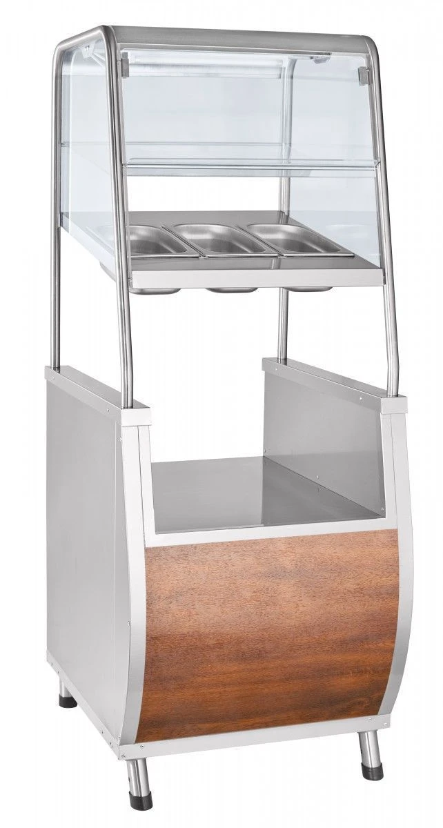 طاولة تقديم أدوات الطعام والصواني مع سلة خبز PSPH-70T