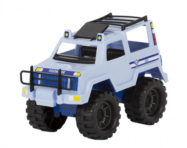 Police Toy Jeep - Medium Sized Plastic Vehicle