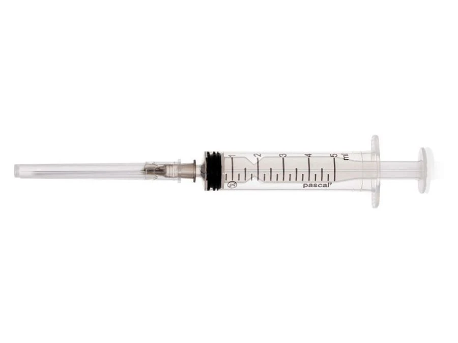 Sterile Single-Use Luer Type Three-Component Syringe 5ml with 22G x 1 Needle
