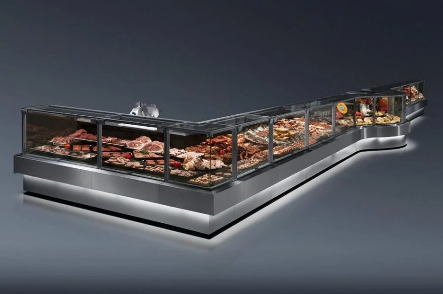 Medium Temperature Refrigerated Display Case "Bern Cube" VS 44-1250-02