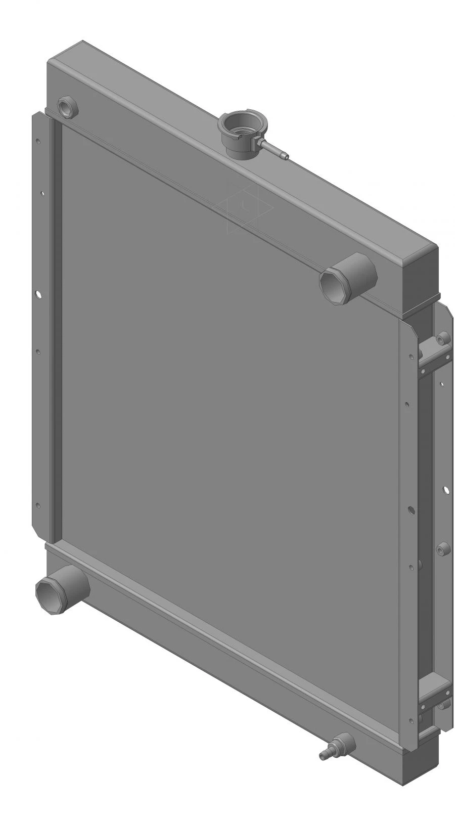 Liquid Cooling Radiator for Engine Temperature Control 10000045287-1301010