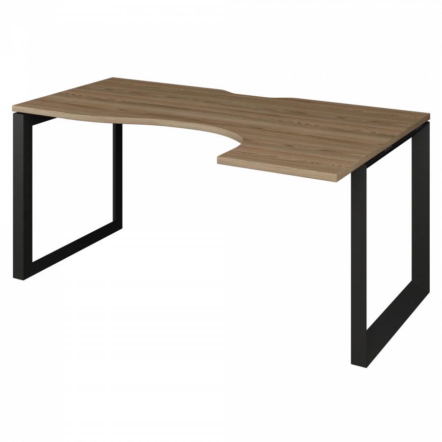 Corner Desk NTMPO-040.PR with Durable Metal Frame