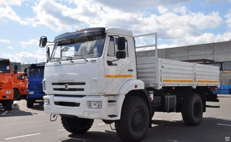Flatbed truck KAMAZ-43502-L4