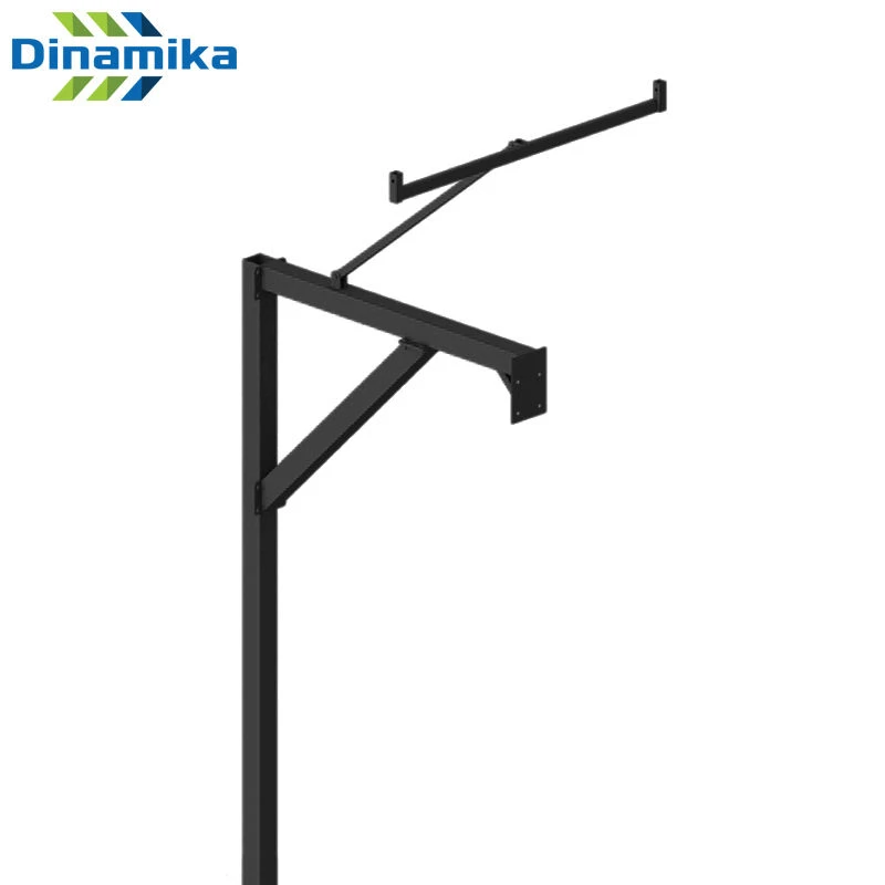 عمود كرة السلة لتركيب الخرسانة، بروز 1.2 متر، قابل للتفكيك، بروفايل 80x80