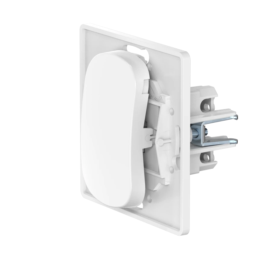 Caduceus Aling Eon One-Gang Cross Switch 10A 250V, White E608U.0