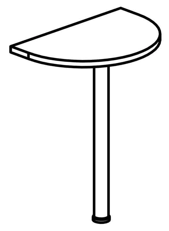 Briefing Extension with Metal Support 8886 Series "Galant