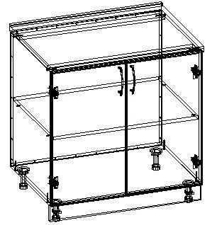 Kitchen Cabinet TV-KSHK-3.4.01