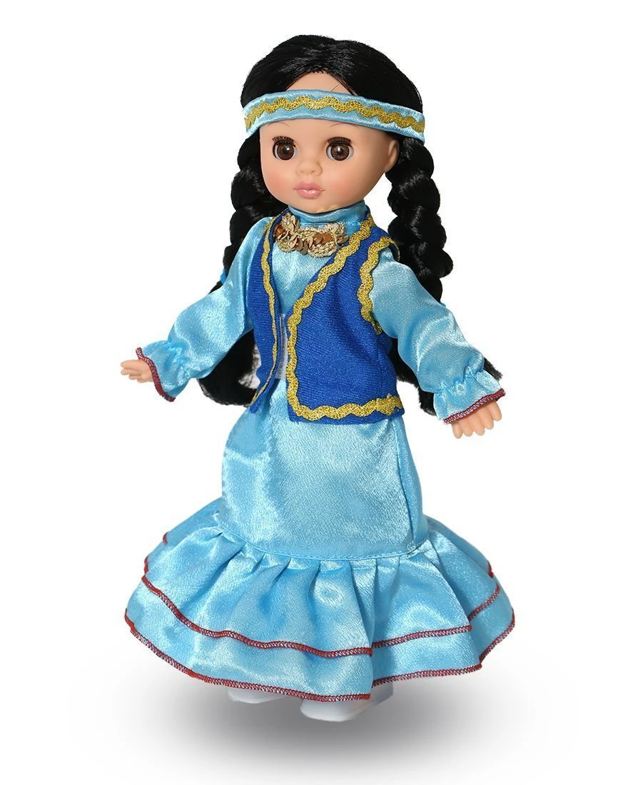 Ethnic Plastic Doll Elya in Bashkir Costume, V3205