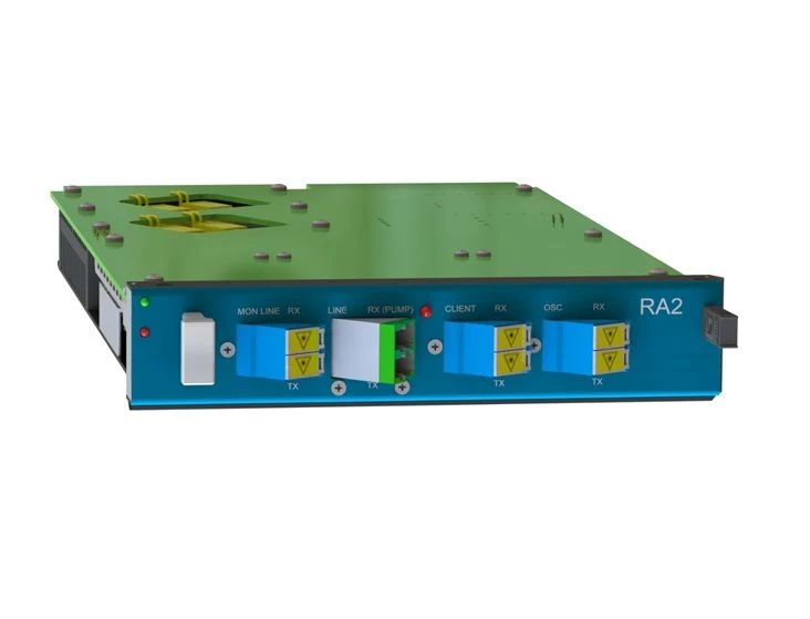 مضخم الألياف البصرية باستخدام تشتت رامان المحفز RA2-H4