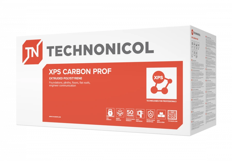 Extruded Polystyrene Insulation Boards TECHNONICOL CARBON PROF 300