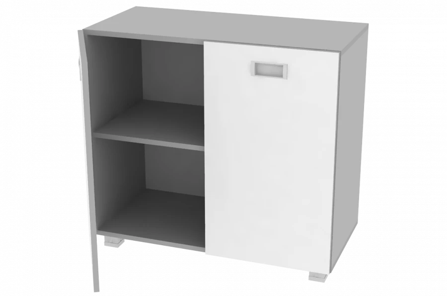 Storage Cabinet with Swing Doors 800x400x734mm