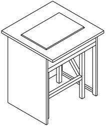 Anti-Vibration Laboratory Weighing Table MЛ-СВАВ