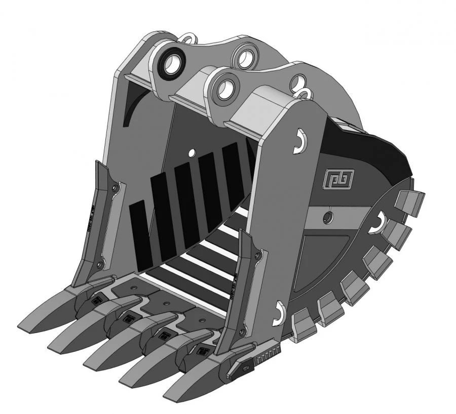 Heavy-Duty Rock Bucket RDX-83.20-H1