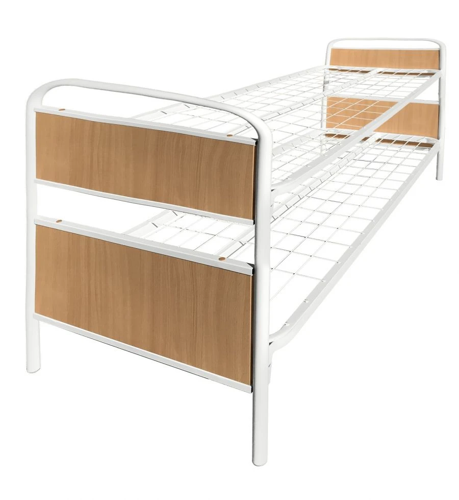 Combined Bunk Bed with Metal Frame and MDF Headboards Model K6412.2.S