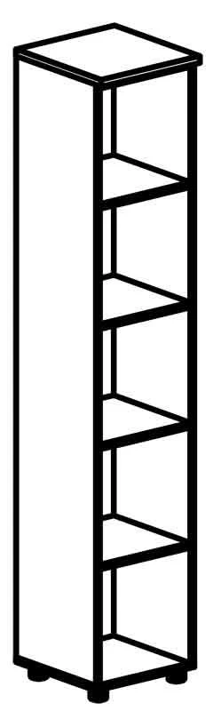 خزانة رف ضيقة 4111 سلسلة "ريتم