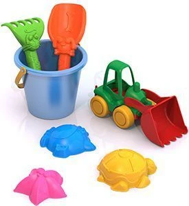 Sand Play Set No. 33 with Sea Molds and Tools