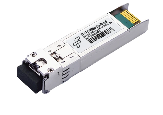 جهاز الإرسال والاستقبال البصري SFP+ WDM ER 70 كم FT-SFP+WDM-ER-70-A-D