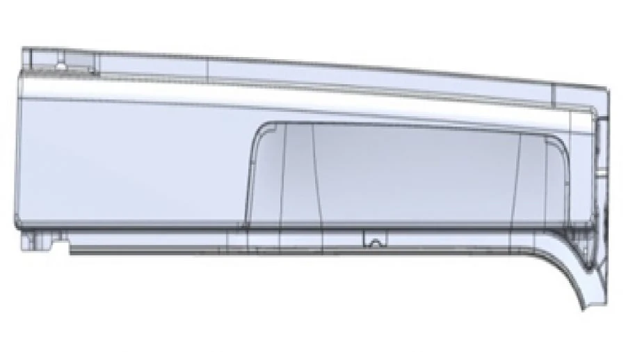 Right Rear Side Panel for Vehicles A9606376309