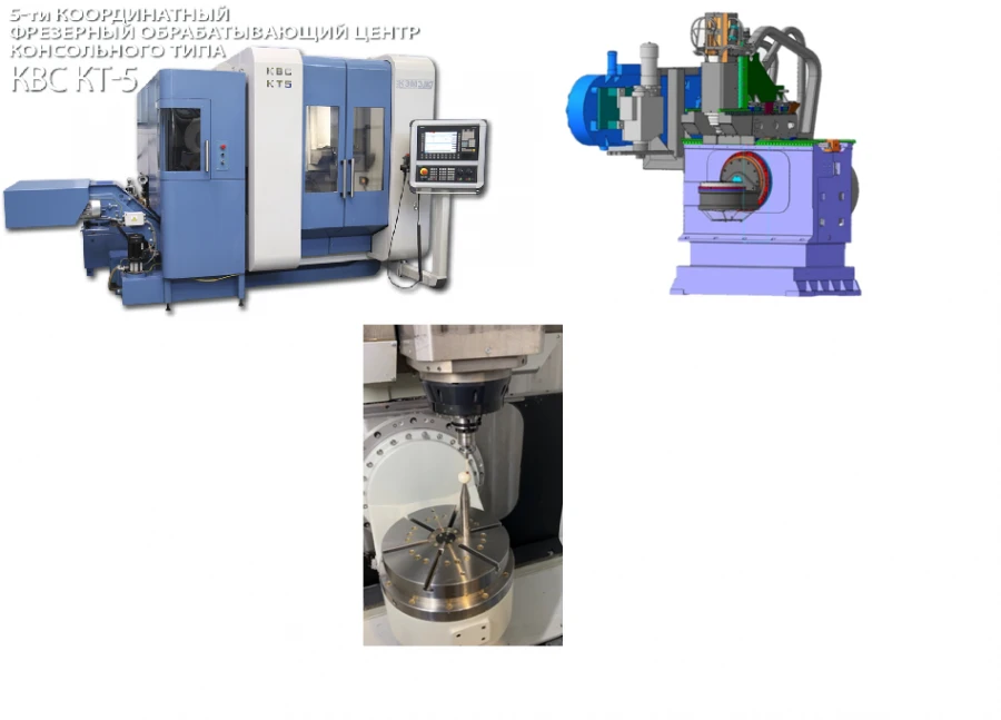 KVS KT5 5-Axis CNC Machining Center for Complex Parts