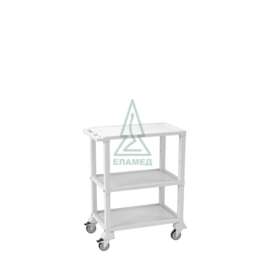Small Tier Medical Polymer Trolley STM-PM-01 "ELAT", Model 4 GIKS.942810.102 TU