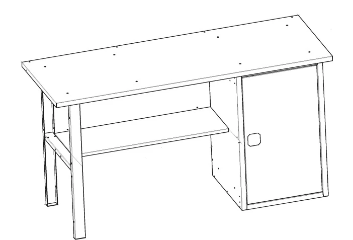 Heavy-Duty Workbench for Workshop and Garage Use