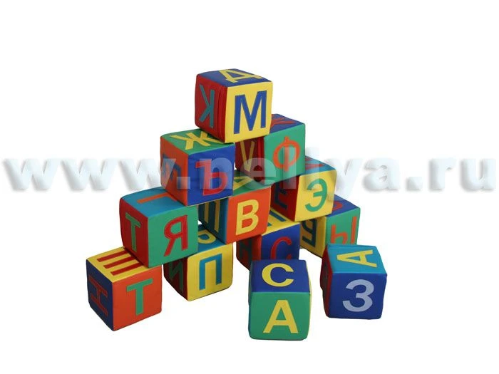 Colorful Letter Blocks "Nellya" for Learning and Play