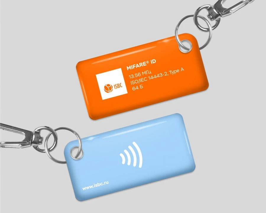 ISBC® Keychain with Built-in MIFARE ID Integrated Circuit