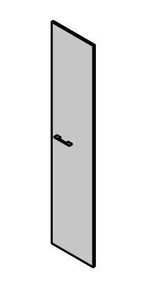 High MDF Office Door for Commercial Use