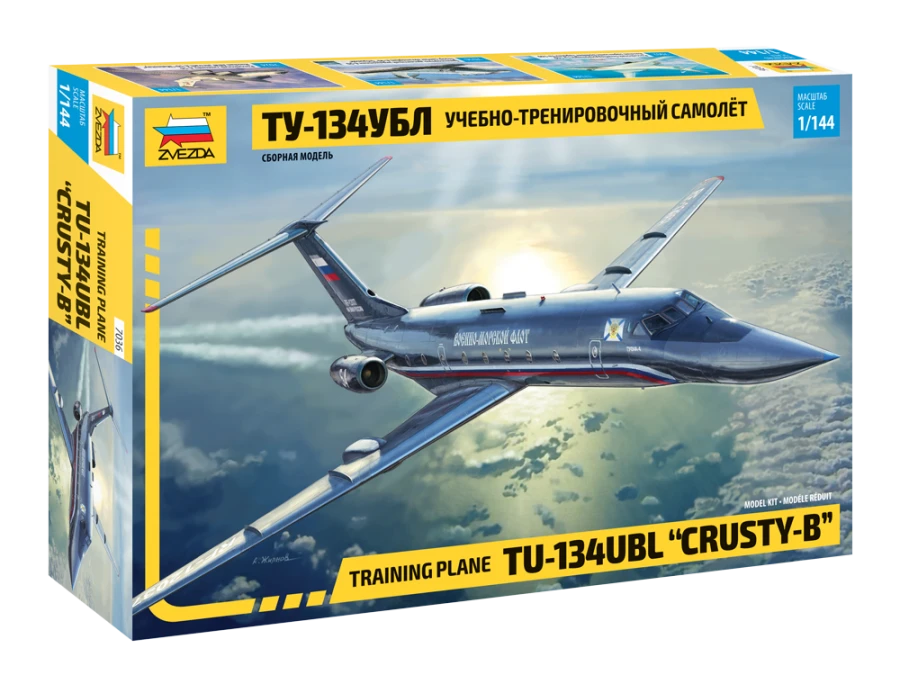 Tu-134 UBL Aircraft Assembly Model