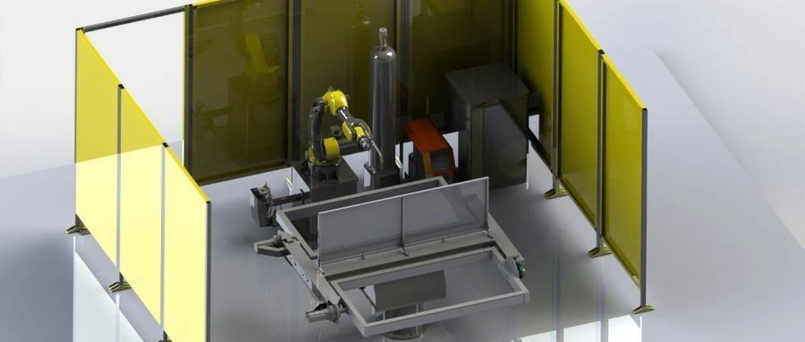 Robotic Welding Cell for Enhanced Production Efficiency