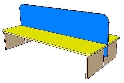 Double-sided Bench FN.MDU.01.28.00.00.00