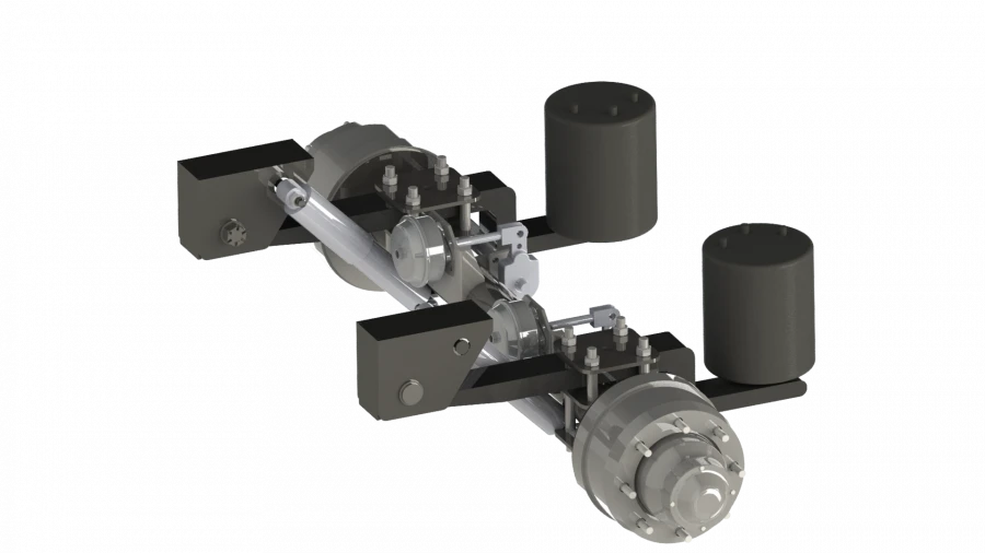 10 Ton Axial Unit with Pneumatic Suspension